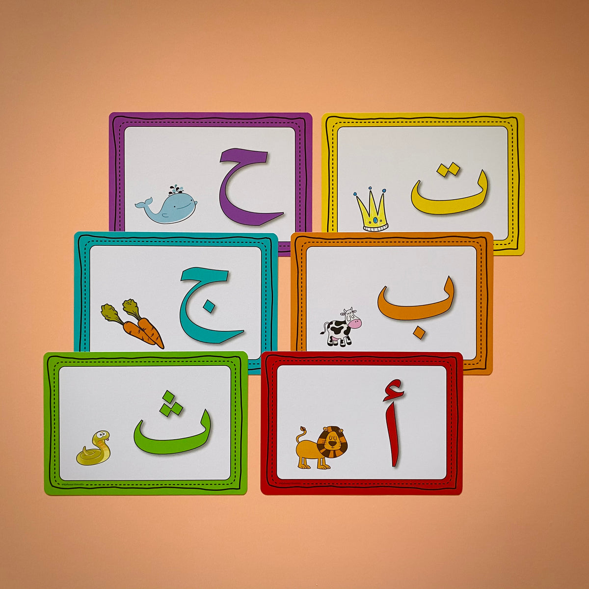 Urdu Alphabet Flash Cards