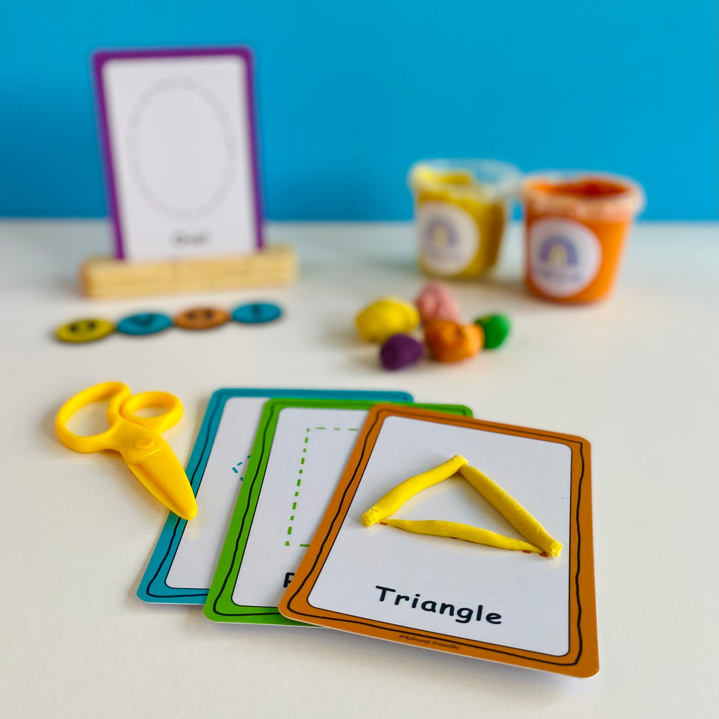 Shape Playdough & Tracing Mats Rahwanjiprintables